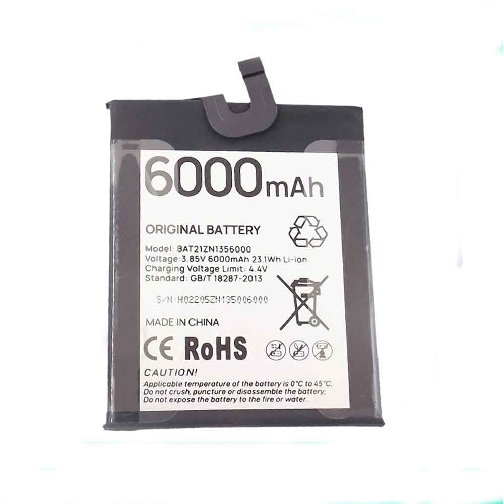 Batería para T6/doogee-BAT21ZN1356000